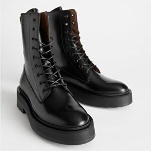 & Other Stories Platform Boots